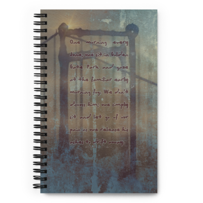 Spiral notebook - Golden Gate Park (Overlaid-Prose)