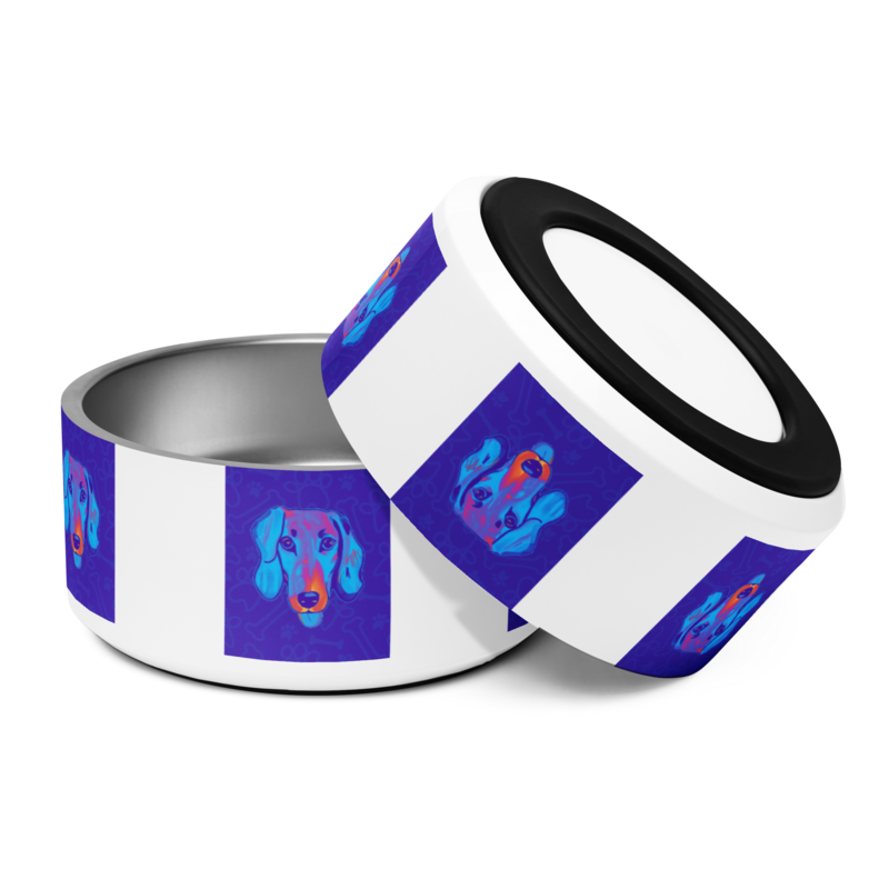 Pet bowl - Dachshund Licks &amp; Kisses