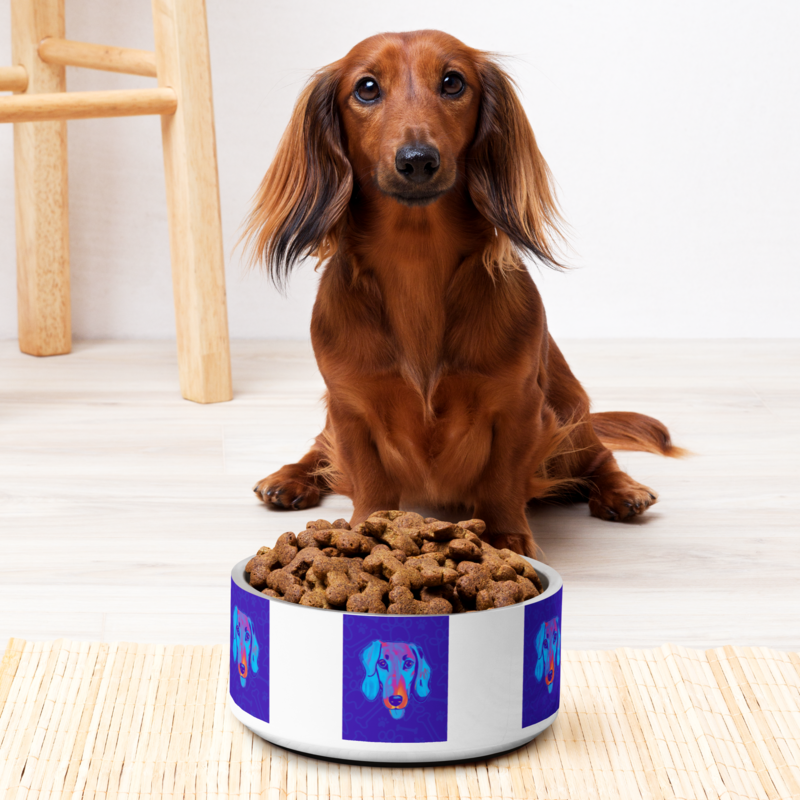 Pet bowl - Dachshund Licks &amp; Kisses