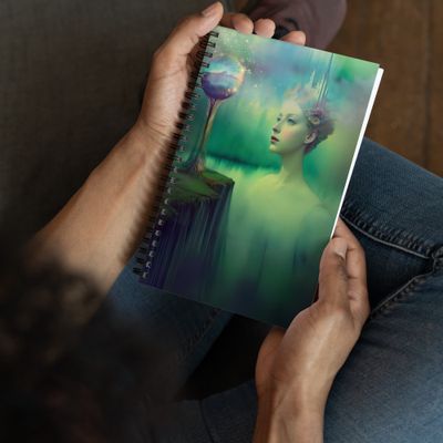 Spiral notebook - Brushstrokes of Resilience - Spectator