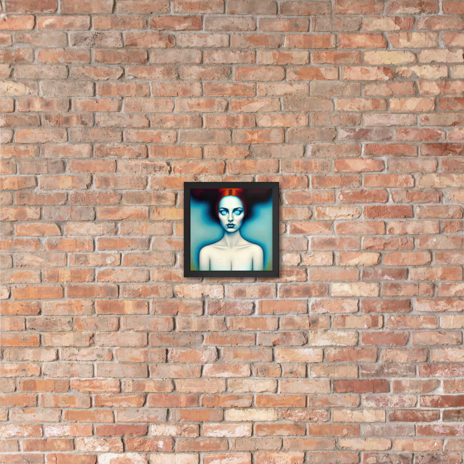 Framed Wall Art - Wasted Time