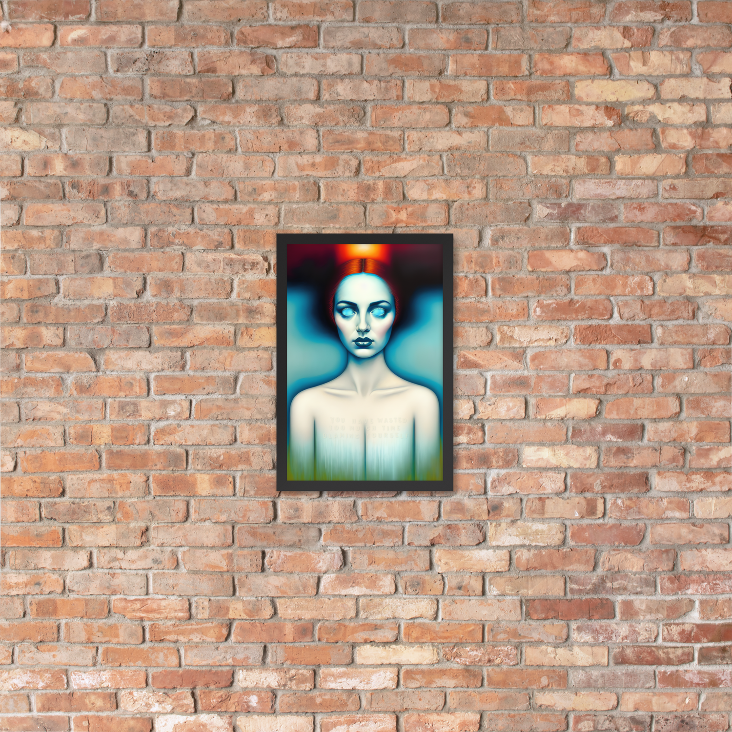 Framed Wall Art - Wasted Time