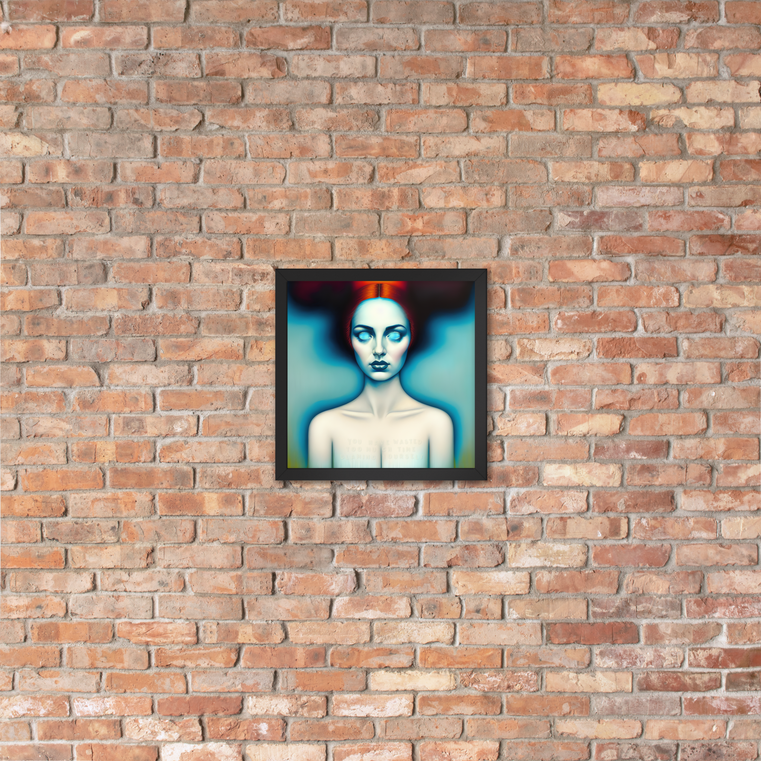 Framed Wall Art - Wasted Time