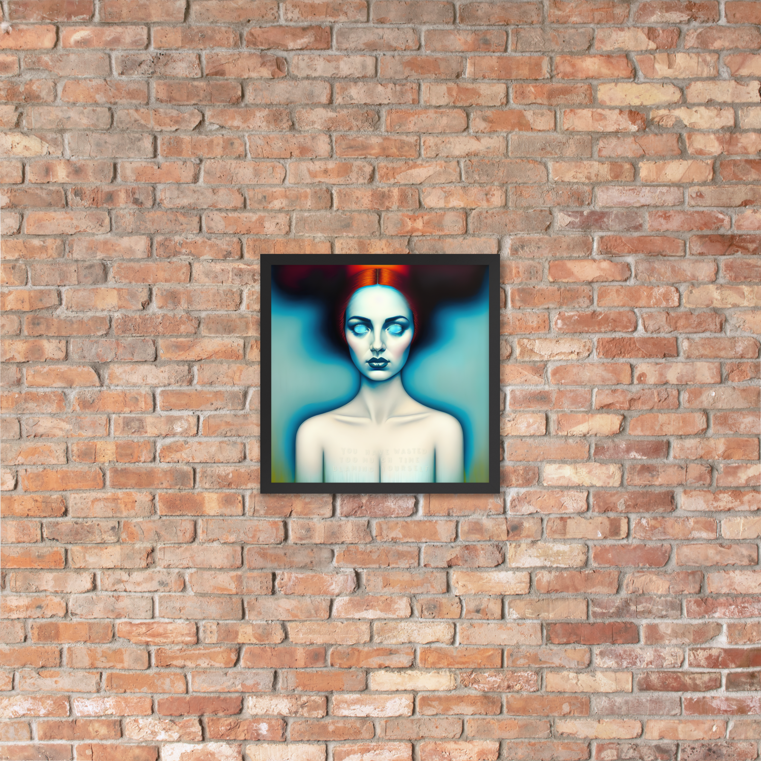 Framed Wall Art - Wasted Time