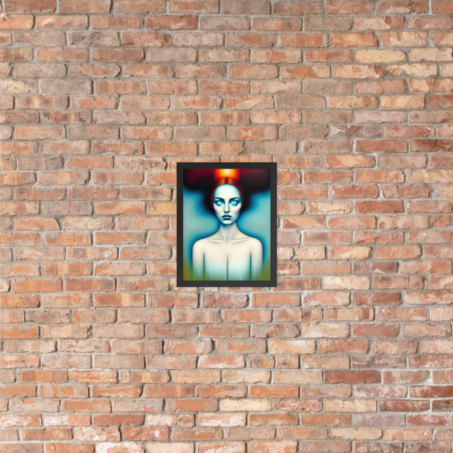 Framed Wall Art - Wasted Time