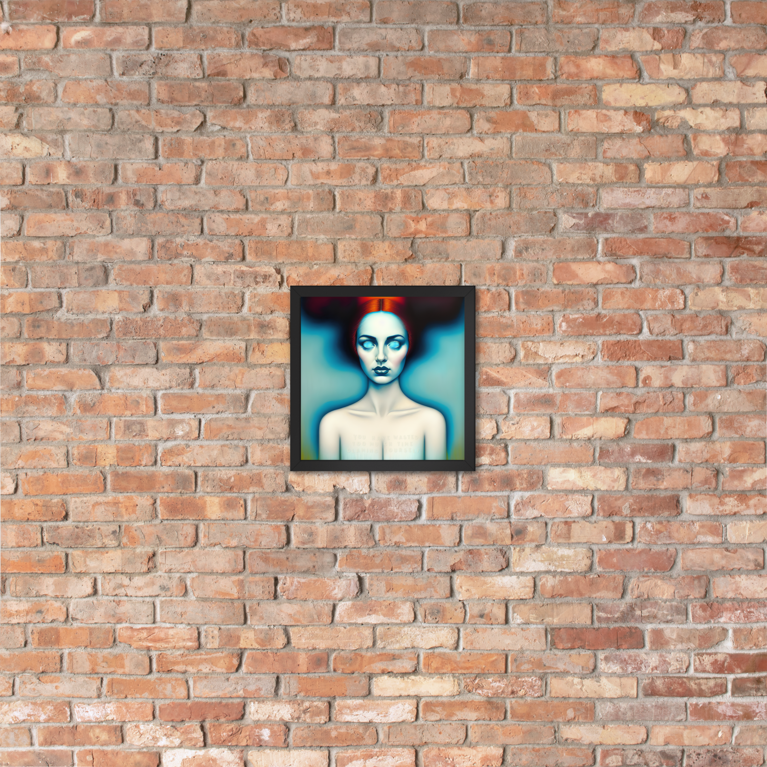 Framed Wall Art - Wasted Time