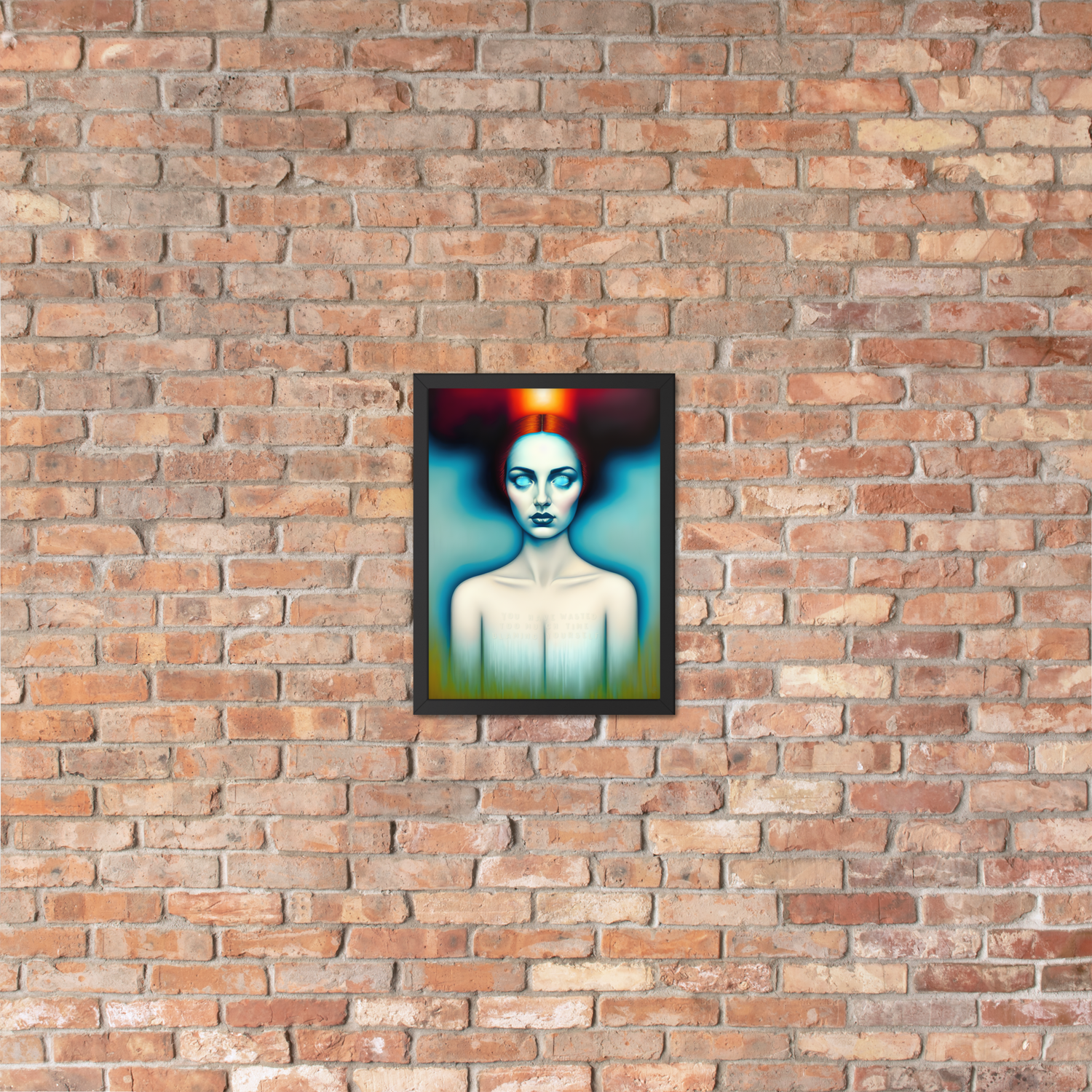 Framed Wall Art - Wasted Time