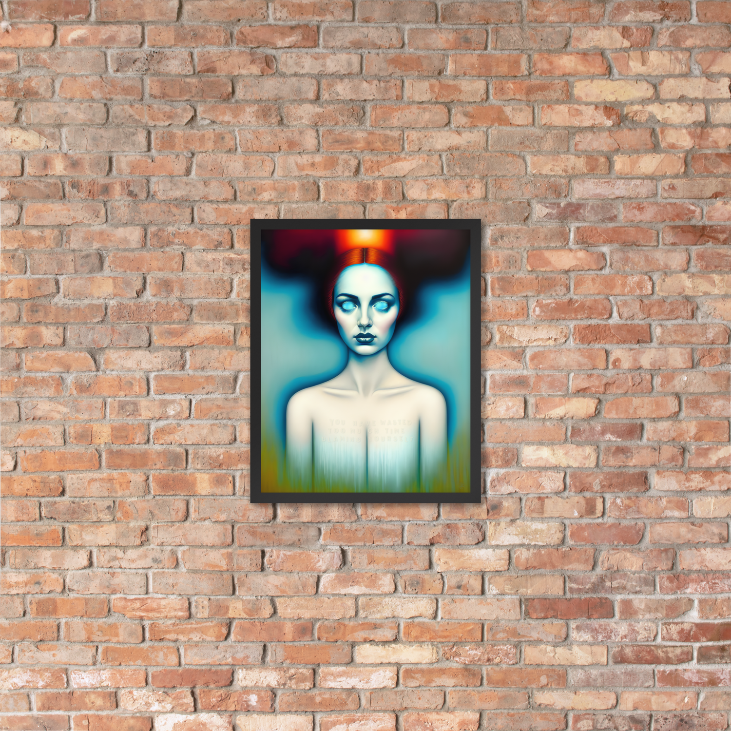 Framed Wall Art - Wasted Time