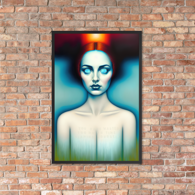 Framed Wall Art - Wasted Time: Home Decor Design