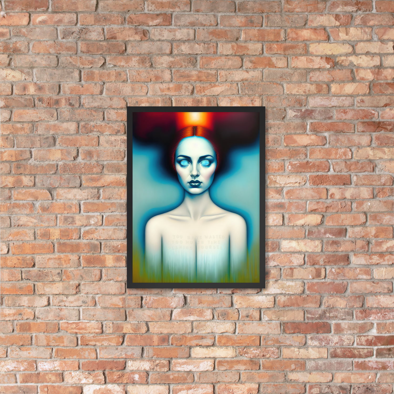 Framed Wall Art - Wasted Time