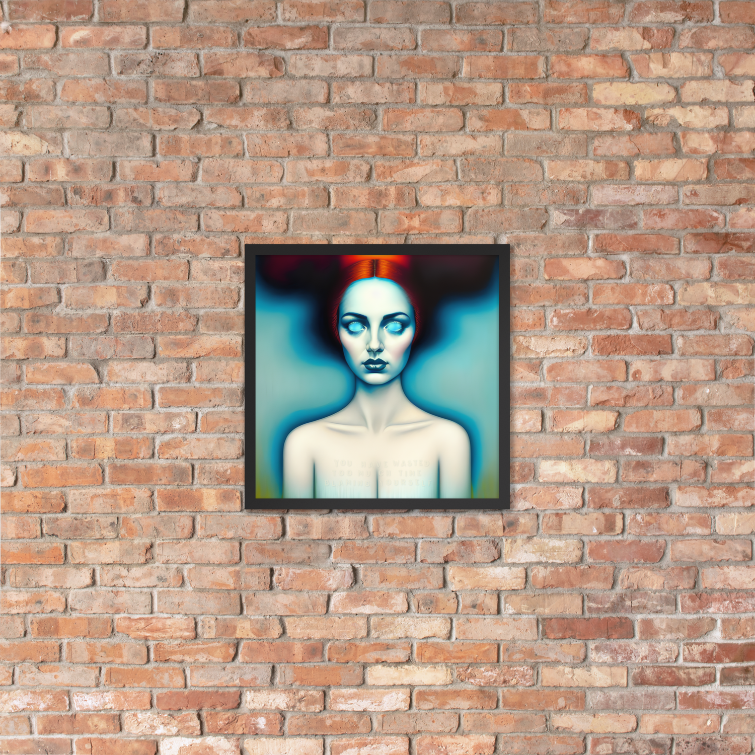 Framed Wall Art - Wasted Time