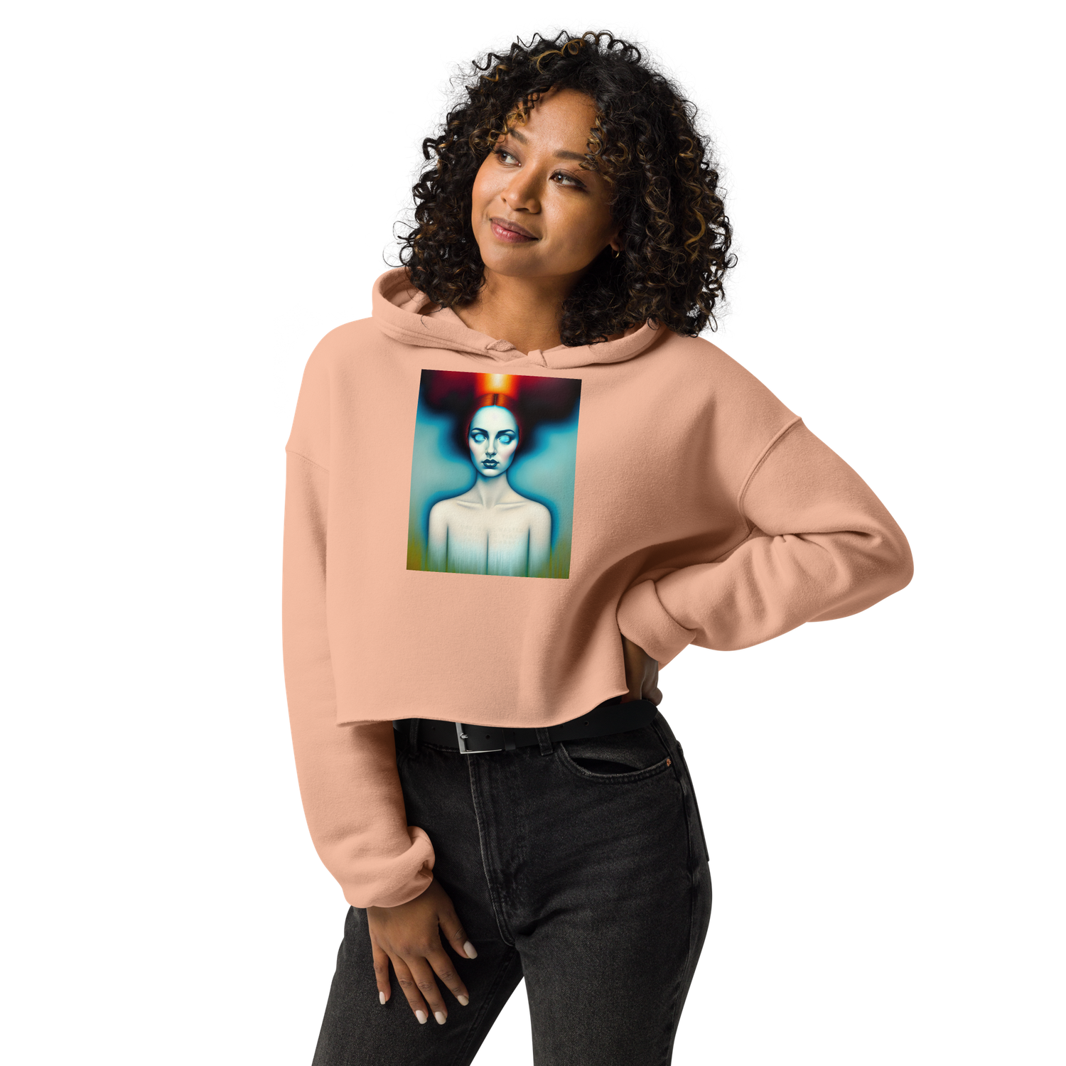 Crop Hoodie - Wasted Time