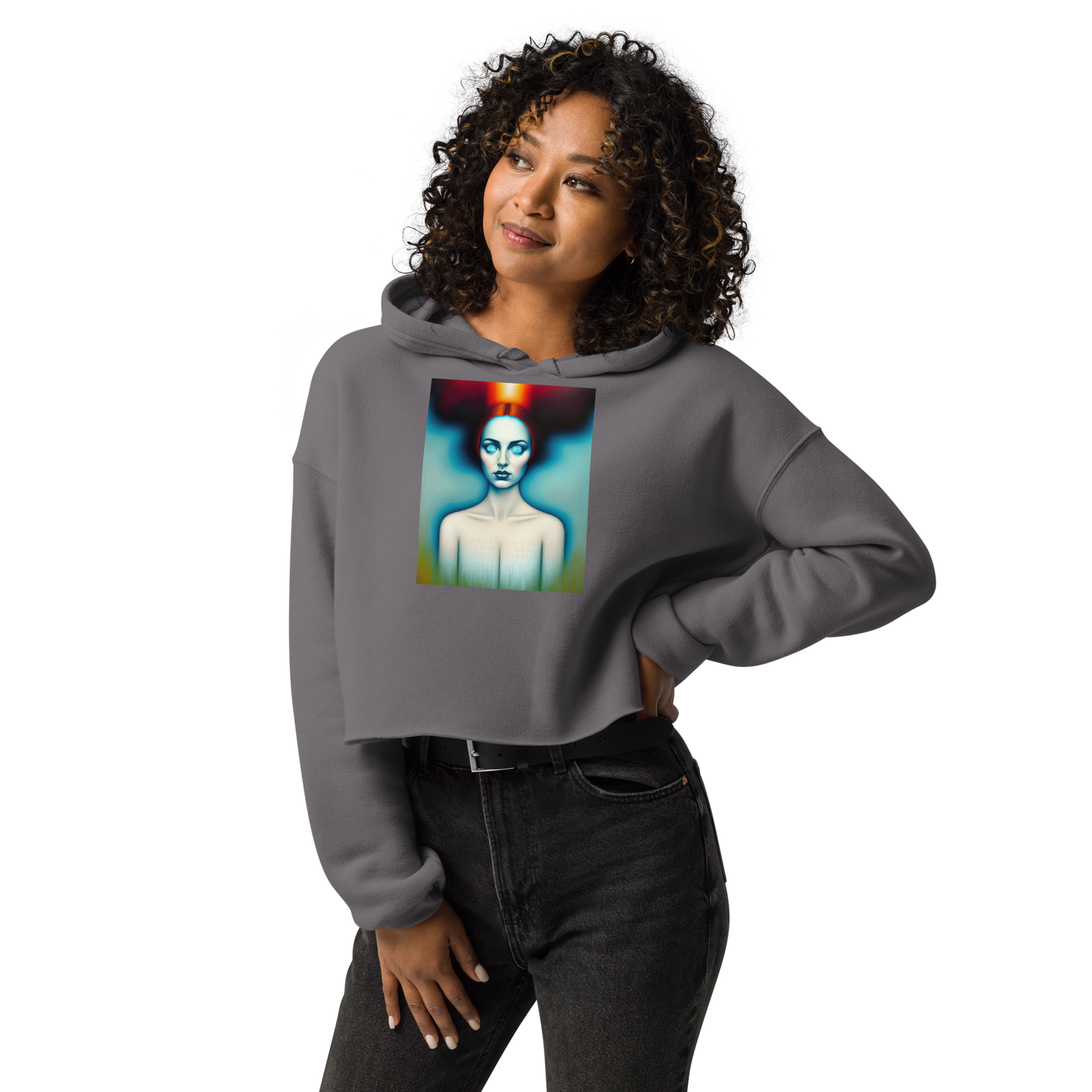 Crop Hoodie - Wasted Time