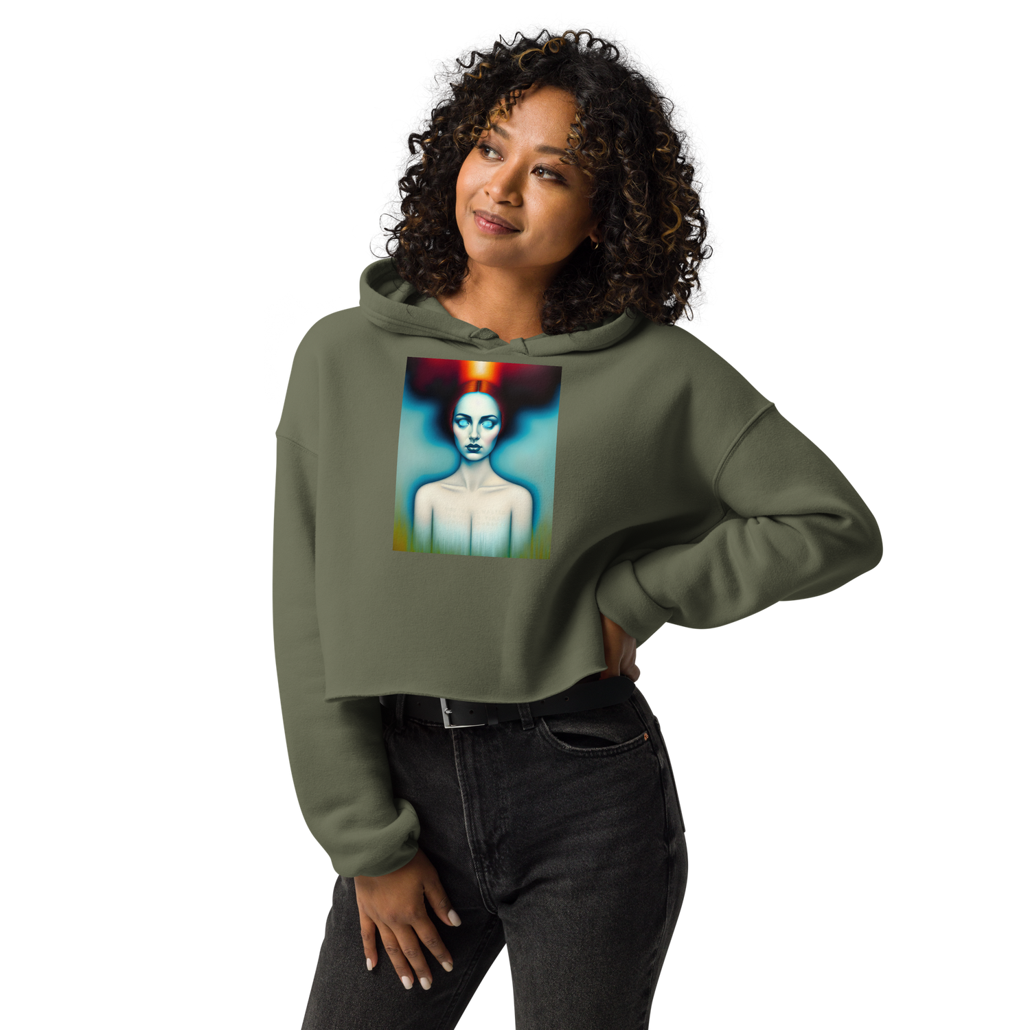 Crop Hoodie - Wasted Time