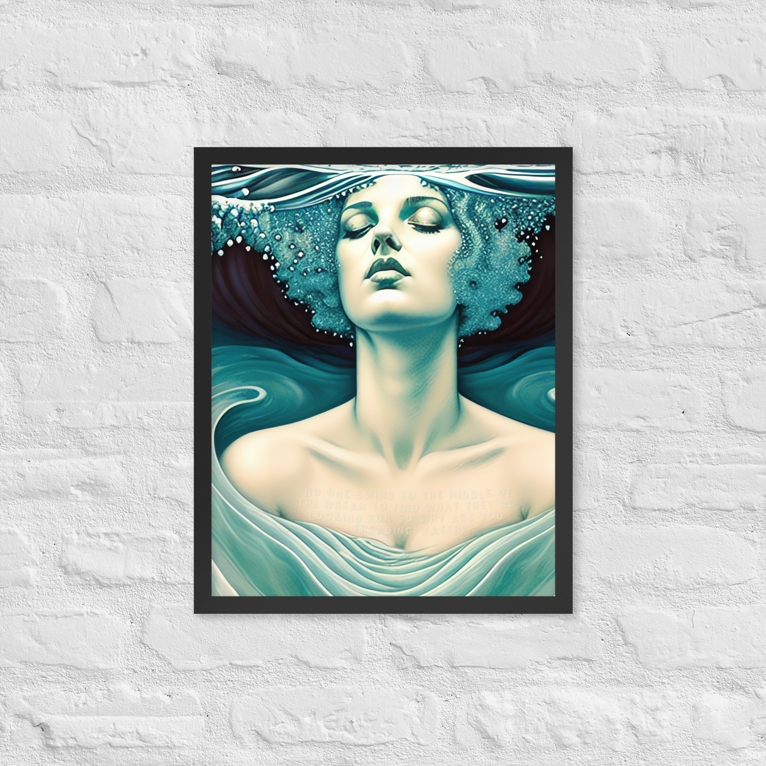 Framed Wall Art - Treading Water