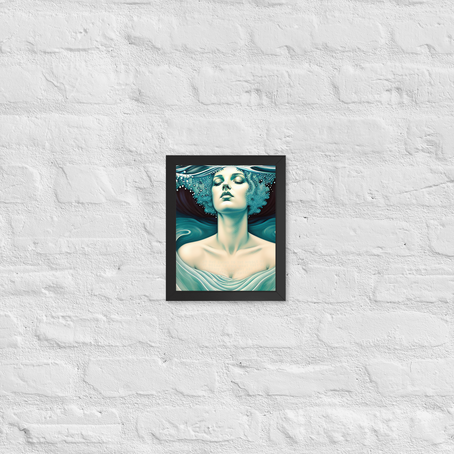 Framed Wall Art - Treading Water