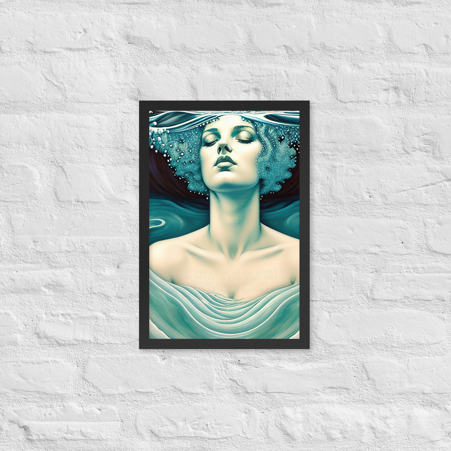Framed Wall Art - Treading Water