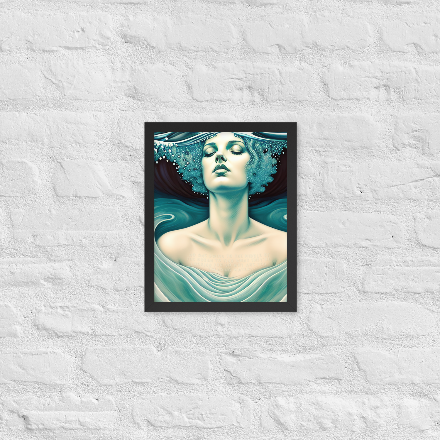 Framed Wall Art - Treading Water