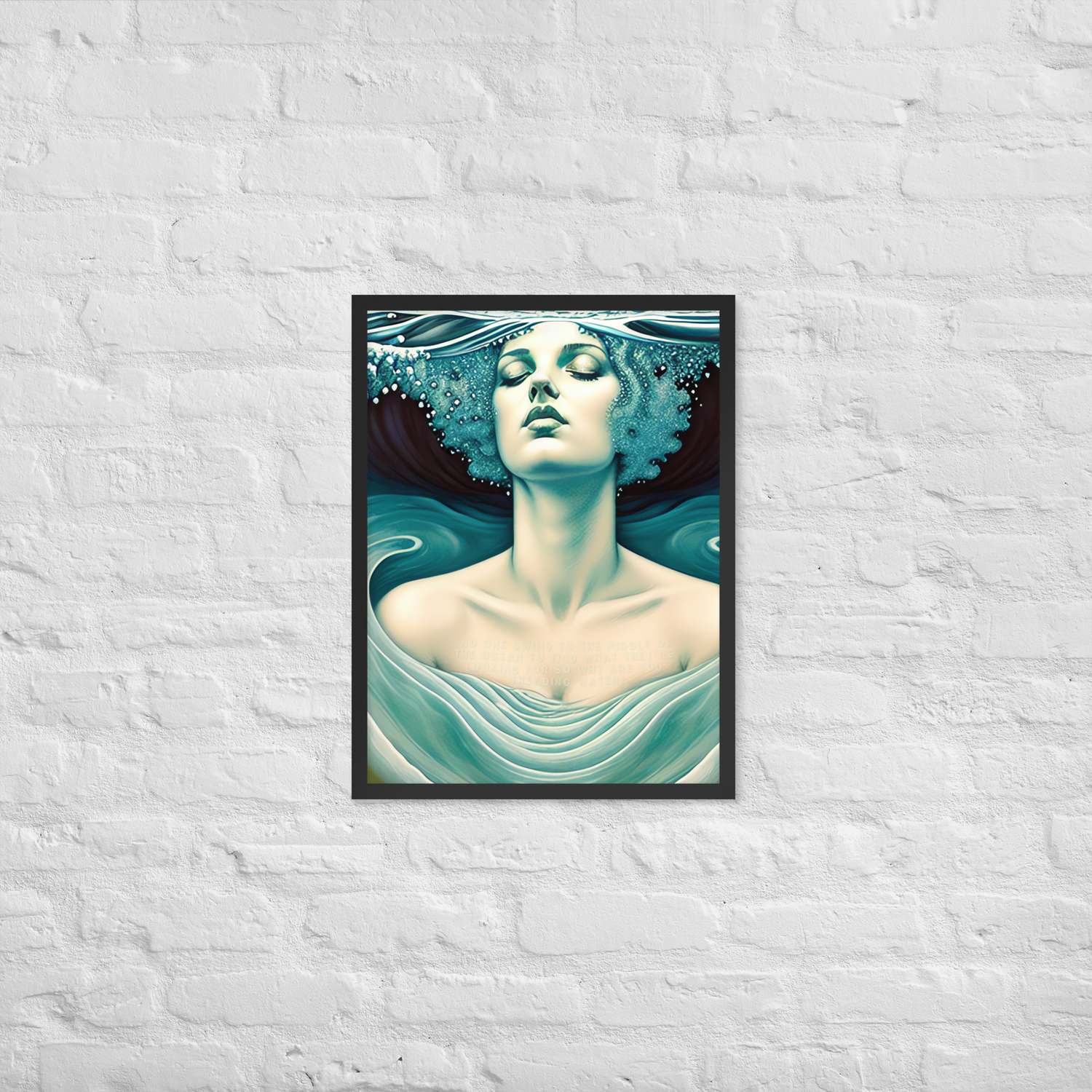Framed Wall Art - Treading Water