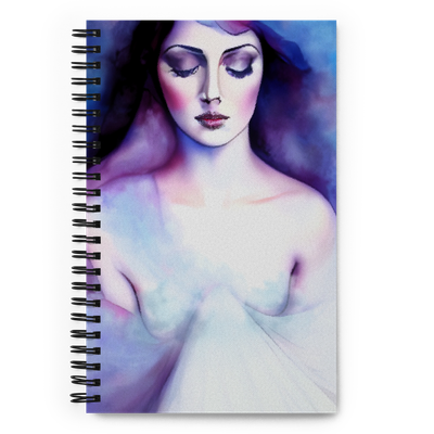 Spiral notebook - Warm Crisp Sheets