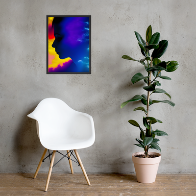 Framed Wall Art - Head In The Clouds