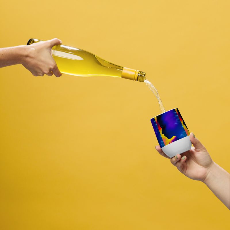 Wine tumbler - Head In The Clouds