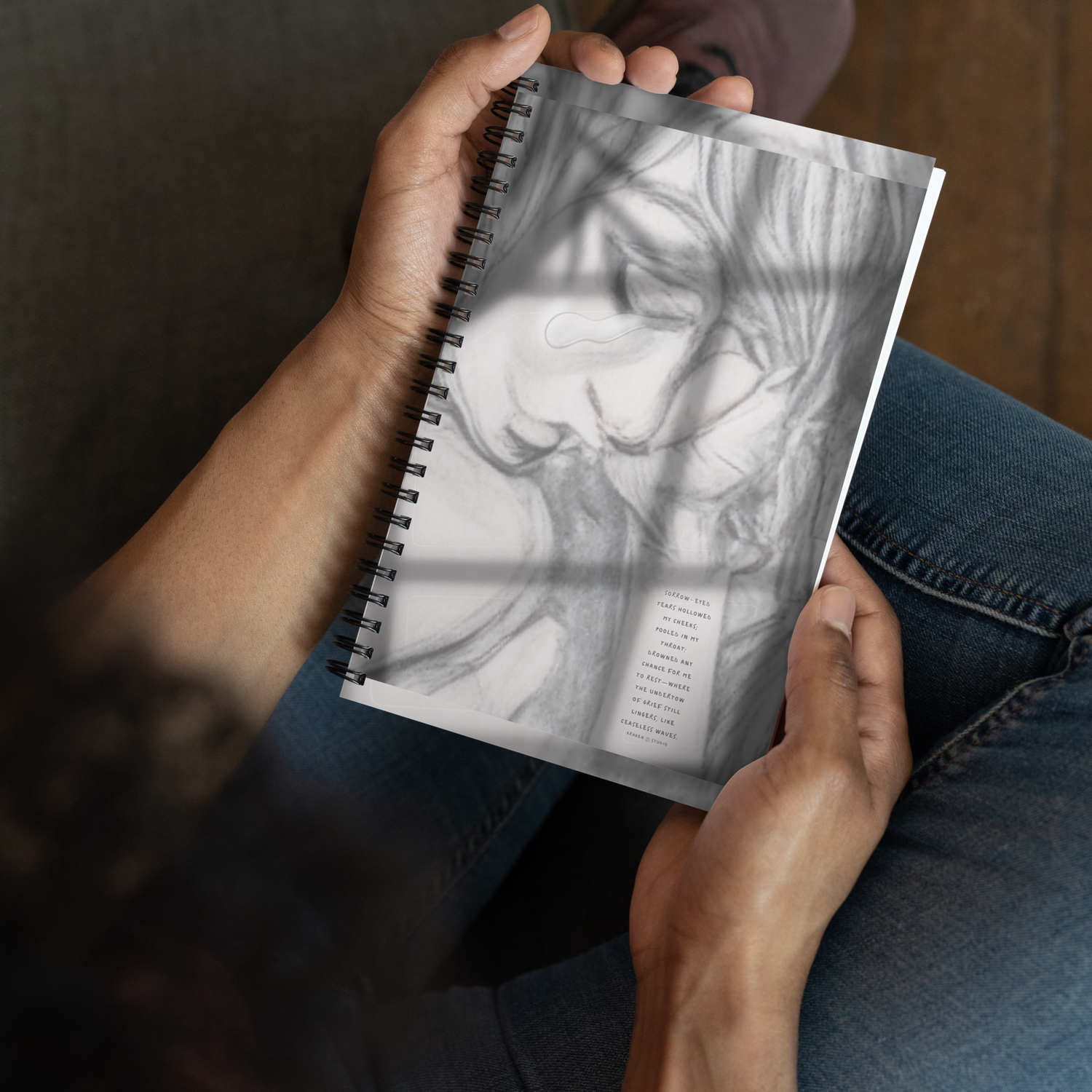 Spiral notebook - Home Decor Design: Undertow of Grief
