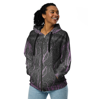 Unisex hoodie (zippered) - Traumatic Strangulation