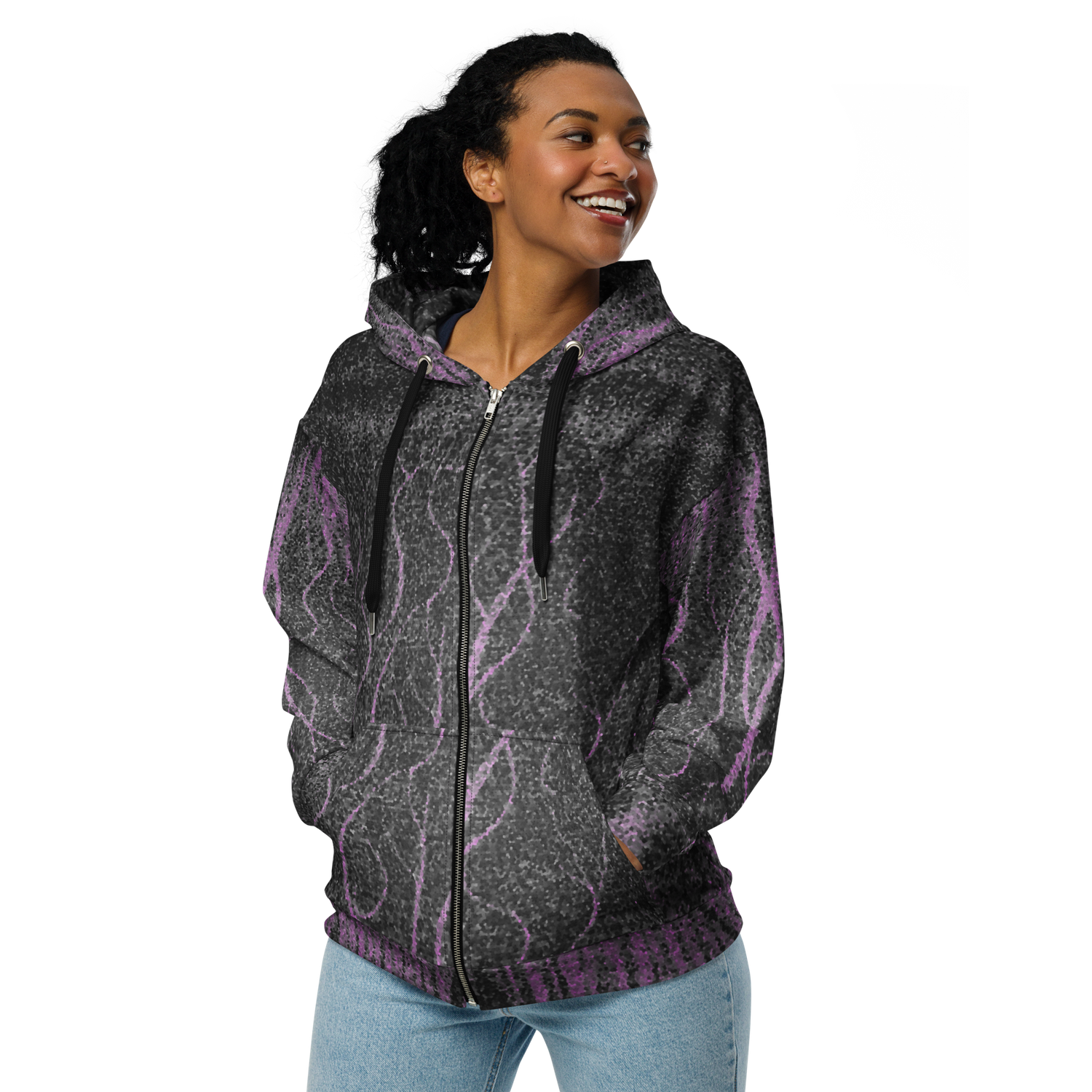 Unisex hoodie (zippered) - Traumatic Strangulation