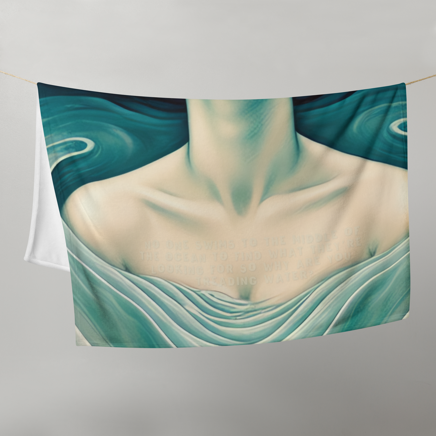 Throw Blanket - Treading Water