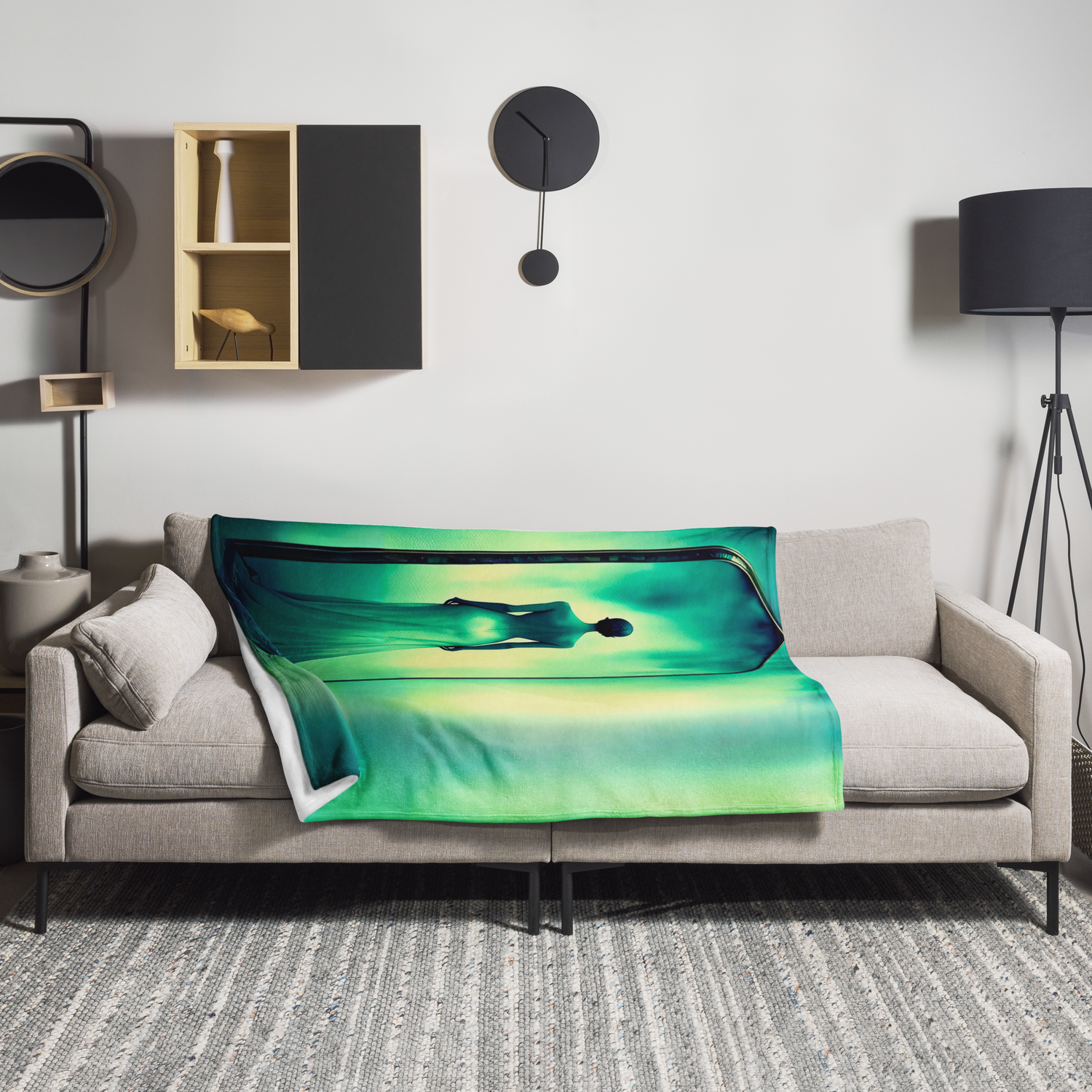 Throw Blanket - Reflective Portal