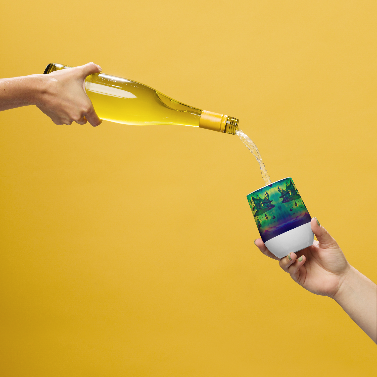 Wine tumbler - Witch Quest Artwork