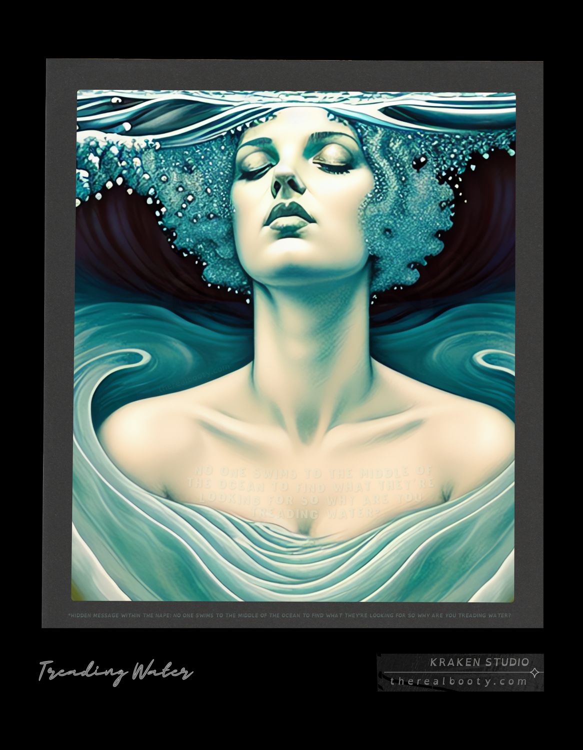 Framed Wall Art - Treading Water