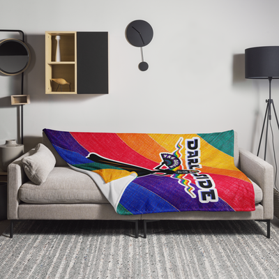 Throw Blanket - Darth Vader - Yas, Drag Queen! - Pride Collection (Rainbow)