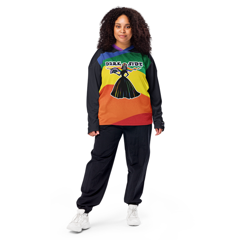 Hockey Jersey - Darth Vader - Yas, Drag Queen! - Pride Collection (Rainbow)
