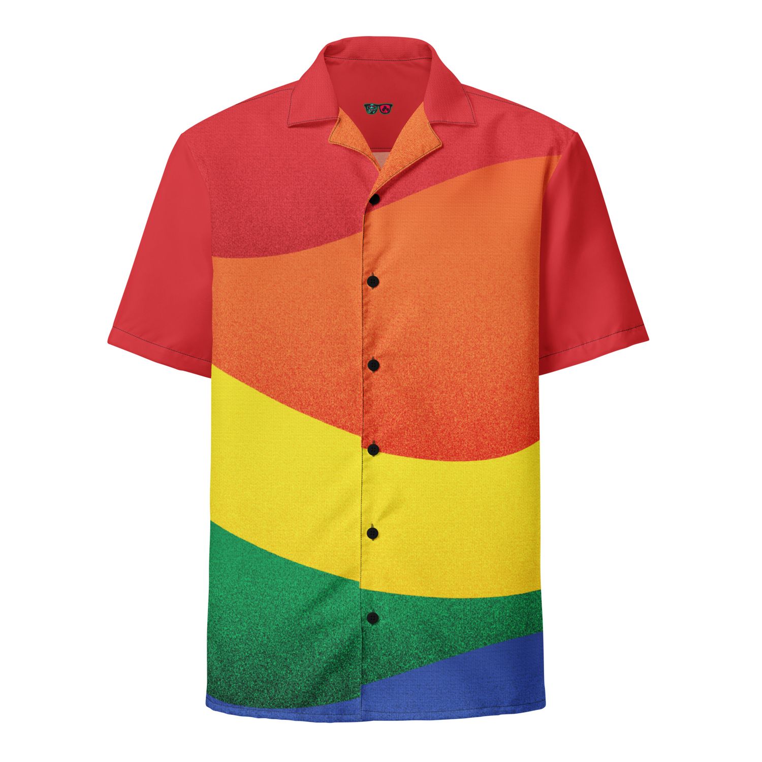 Unisex button shirt - Pride Over The Rainbow
