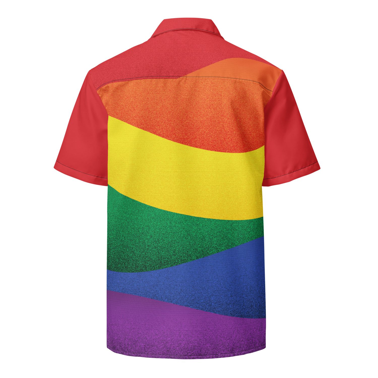 Unisex button shirt - Pride Over The Rainbow