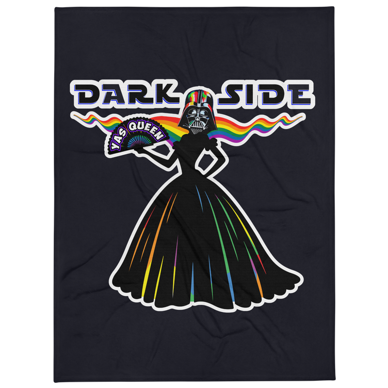 Throw Blanket - Darth Vader - Yas, Drag Queen! - Pride Collection (Black)