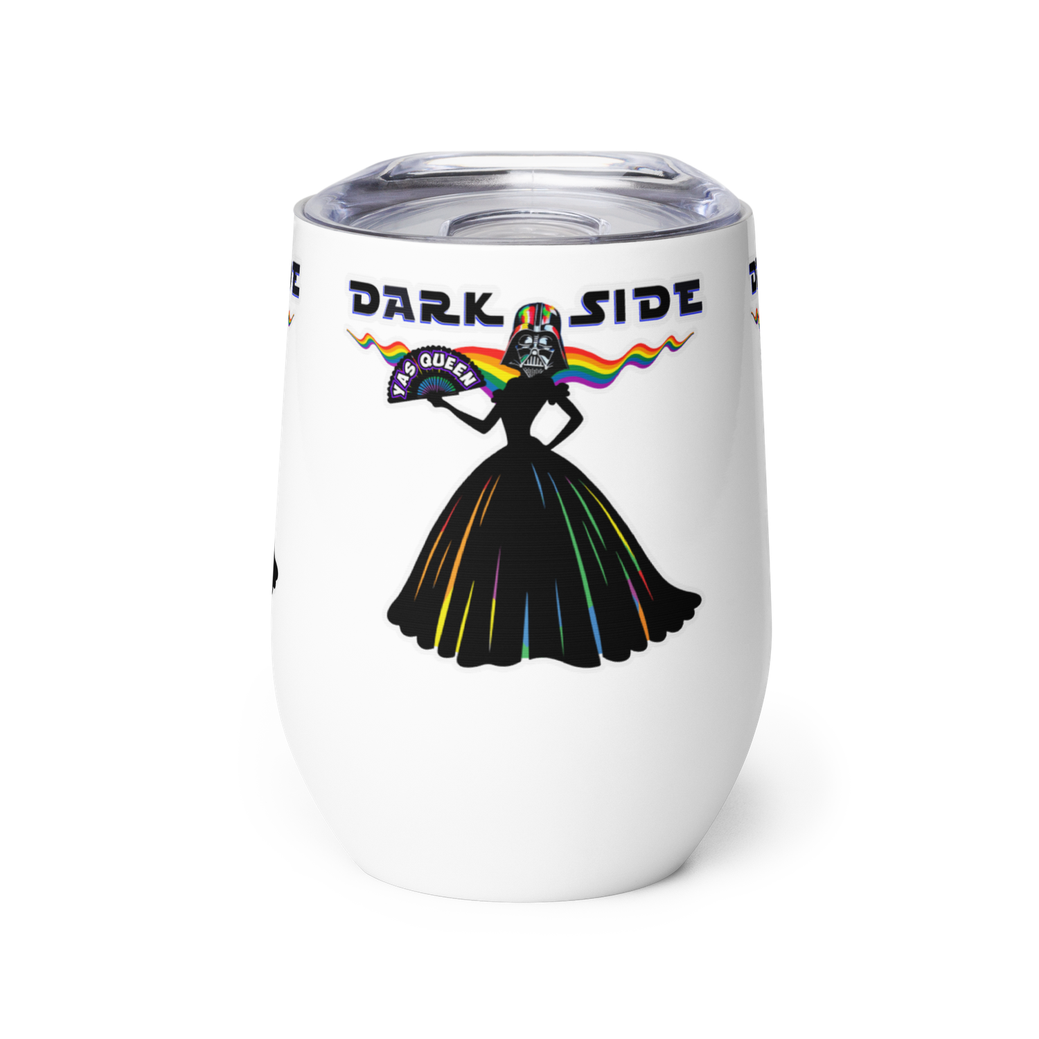 Wine tumbler - Darth Vader - Yas, Drag Queen! - Pride Collection