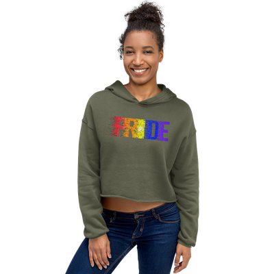 Crop Hoodie - The Power Of Pride