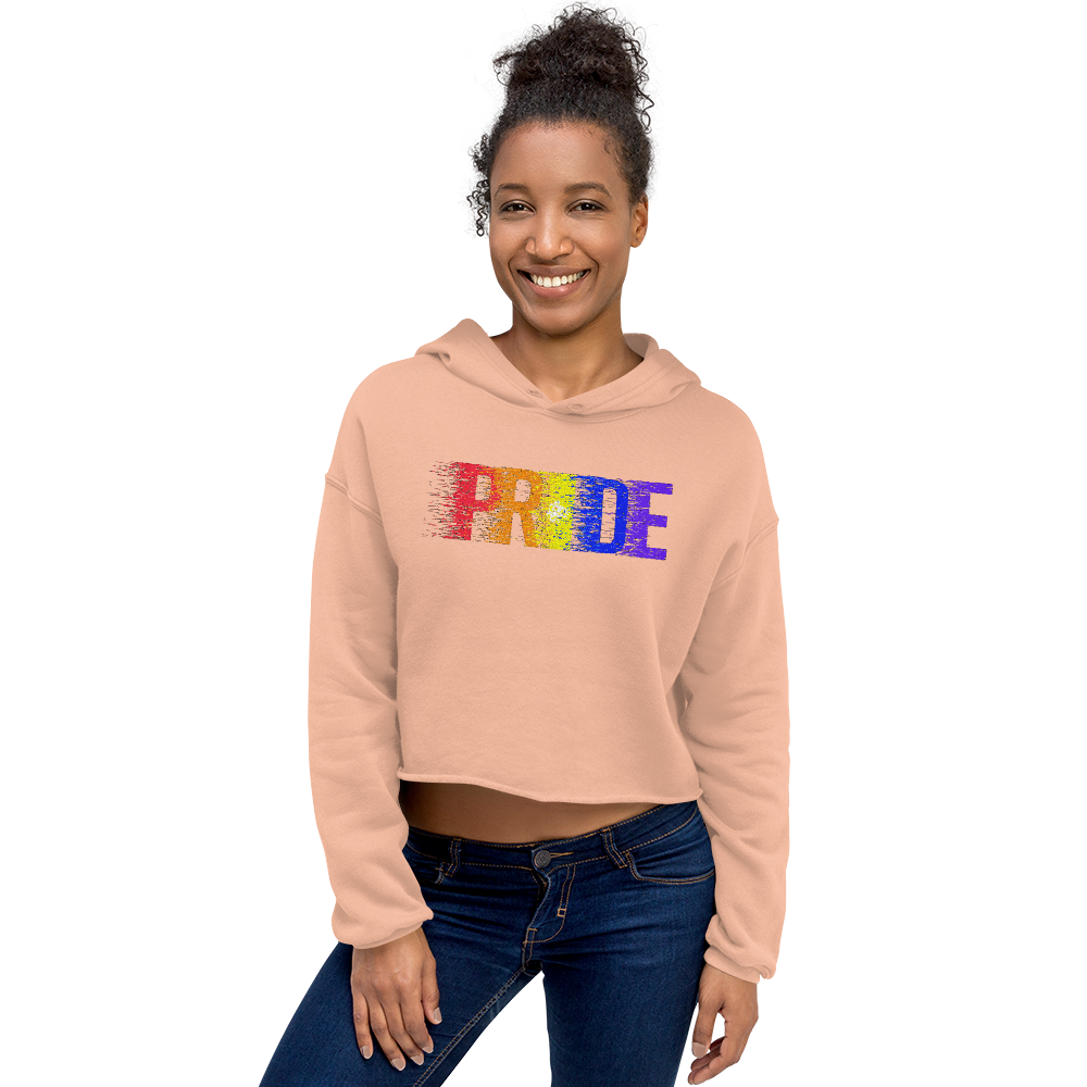 Crop Hoodie - The Power Of Pride