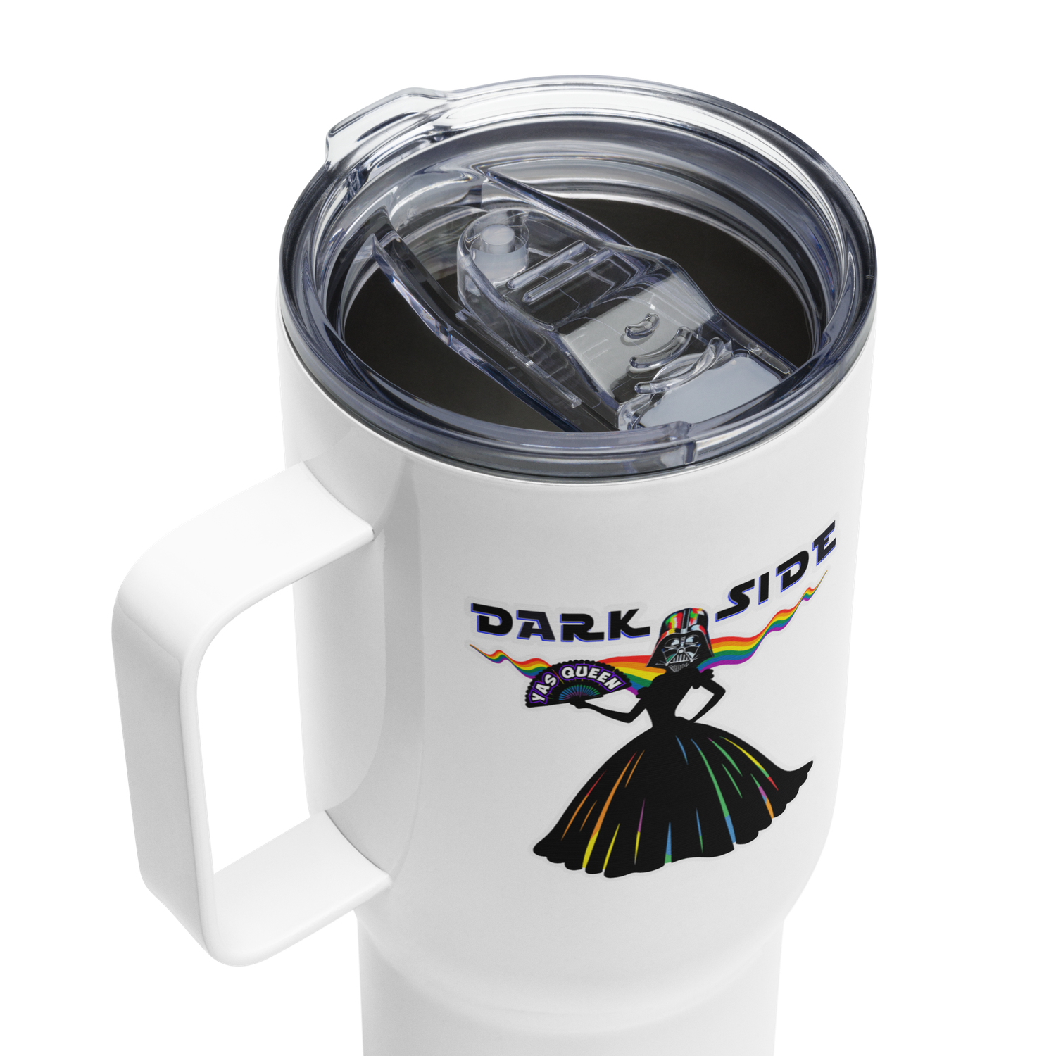 Tumbler - Darth Vader - Yas, Drag Queen! - Pride Collection (White)