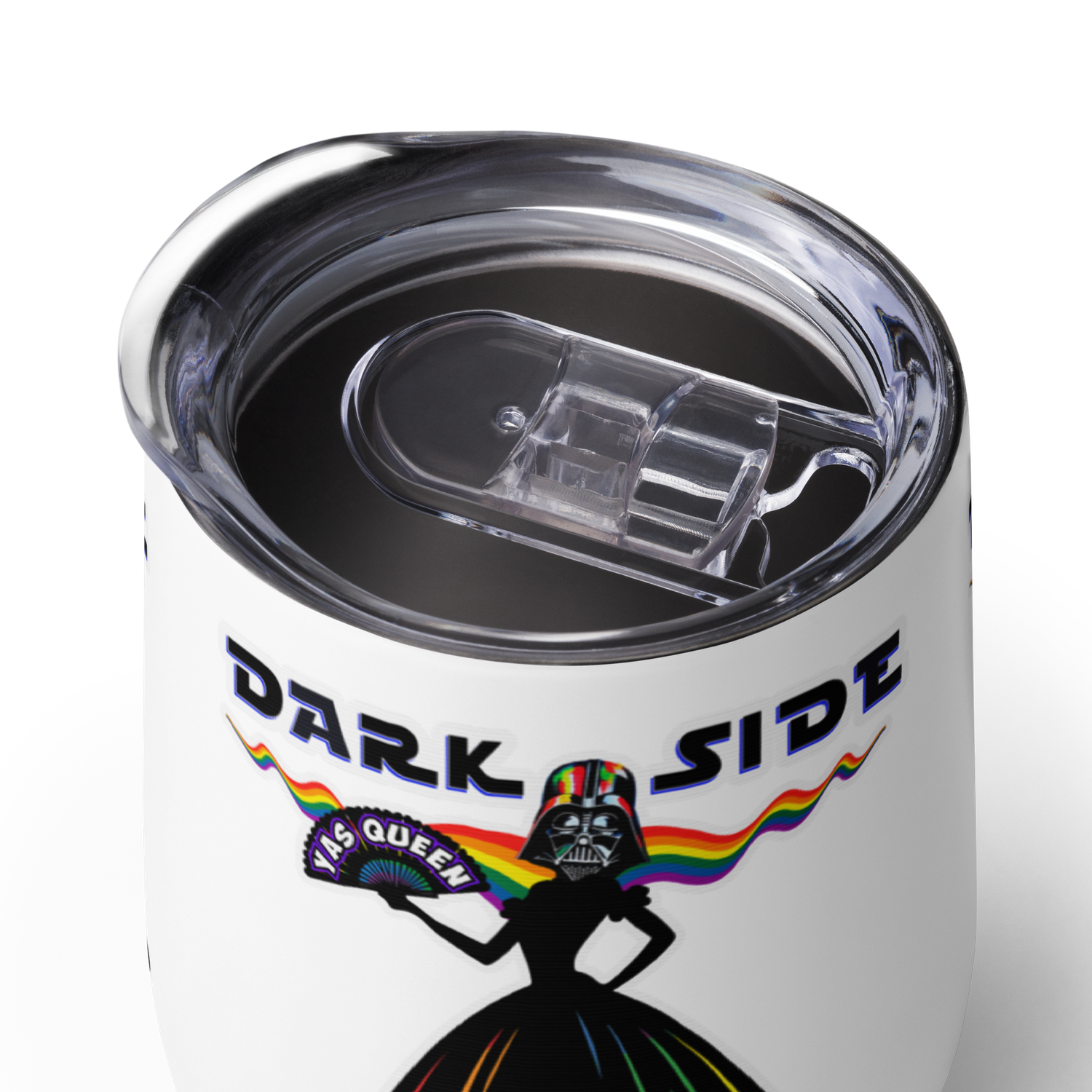Wine tumbler - Darth Vader - Yas, Drag Queen! - Pride Collection