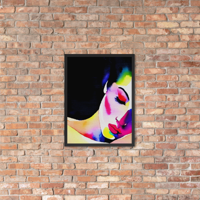 Framed Wall Art - Silent Vulnerability