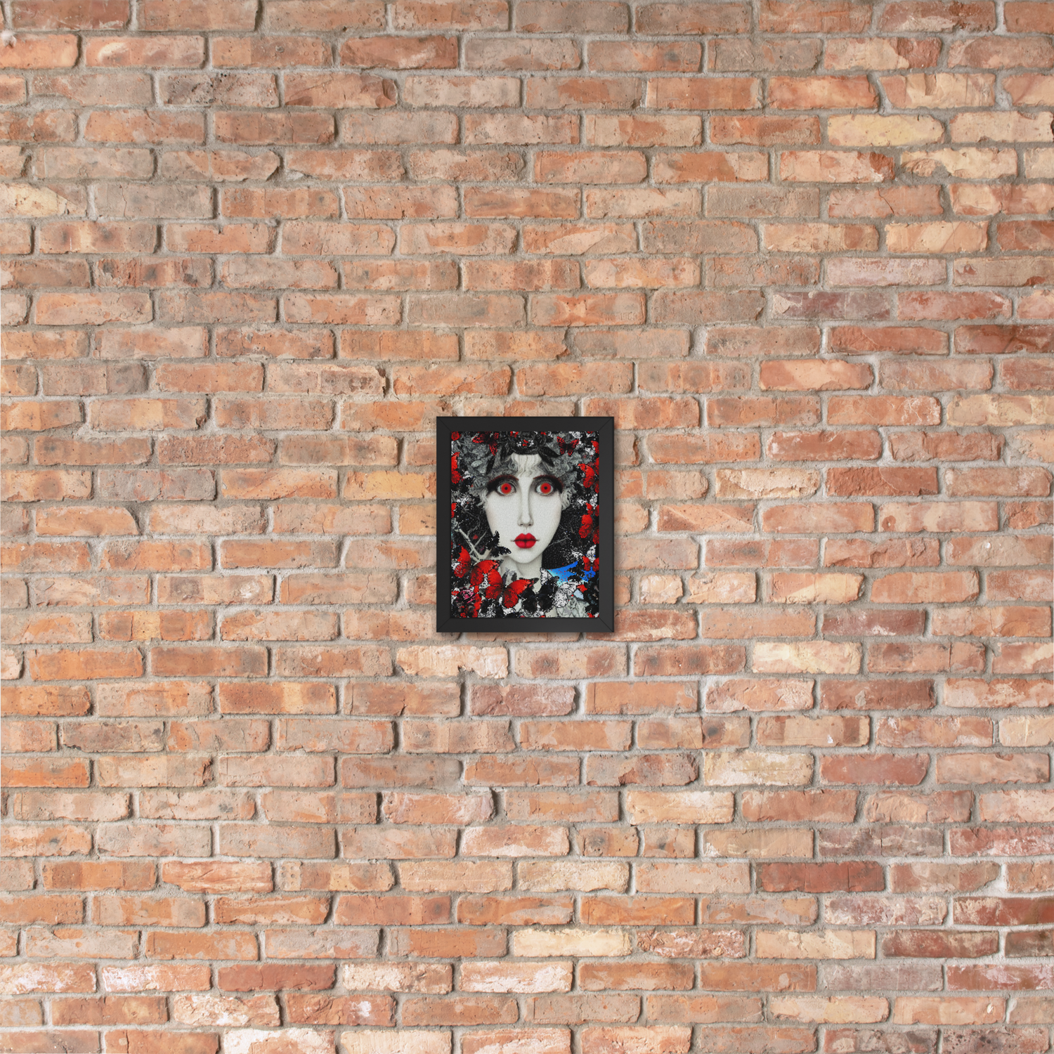 Framed Wall Art - Butterfly Kisses