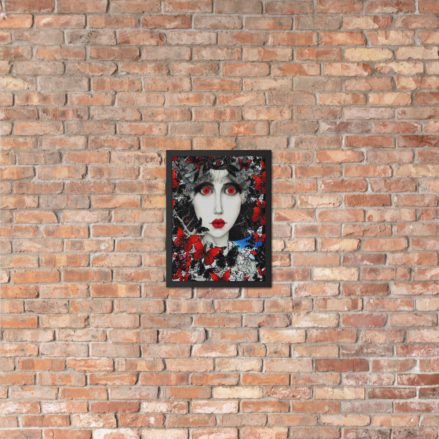 Framed Wall Art - Butterfly Kisses