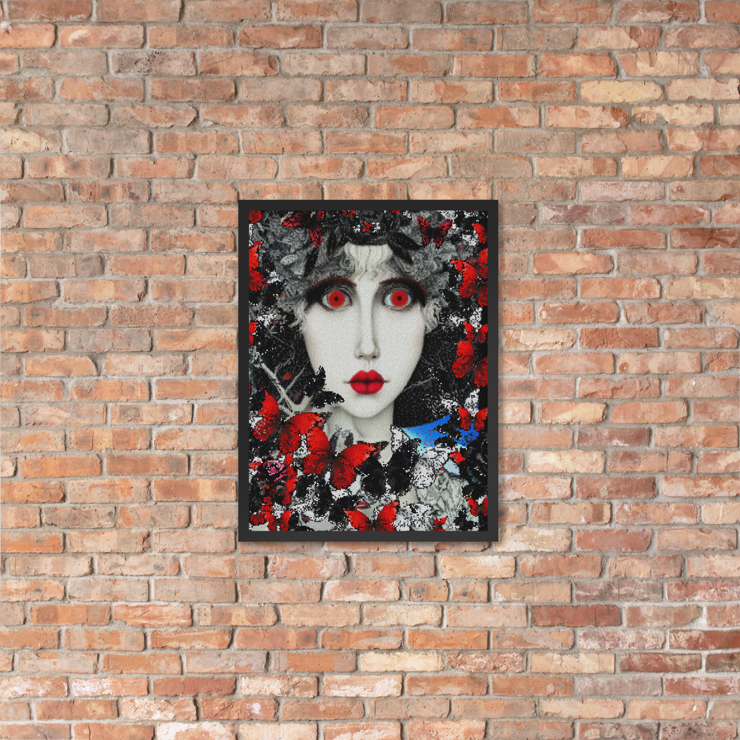 Framed Wall Art - Butterfly Kisses