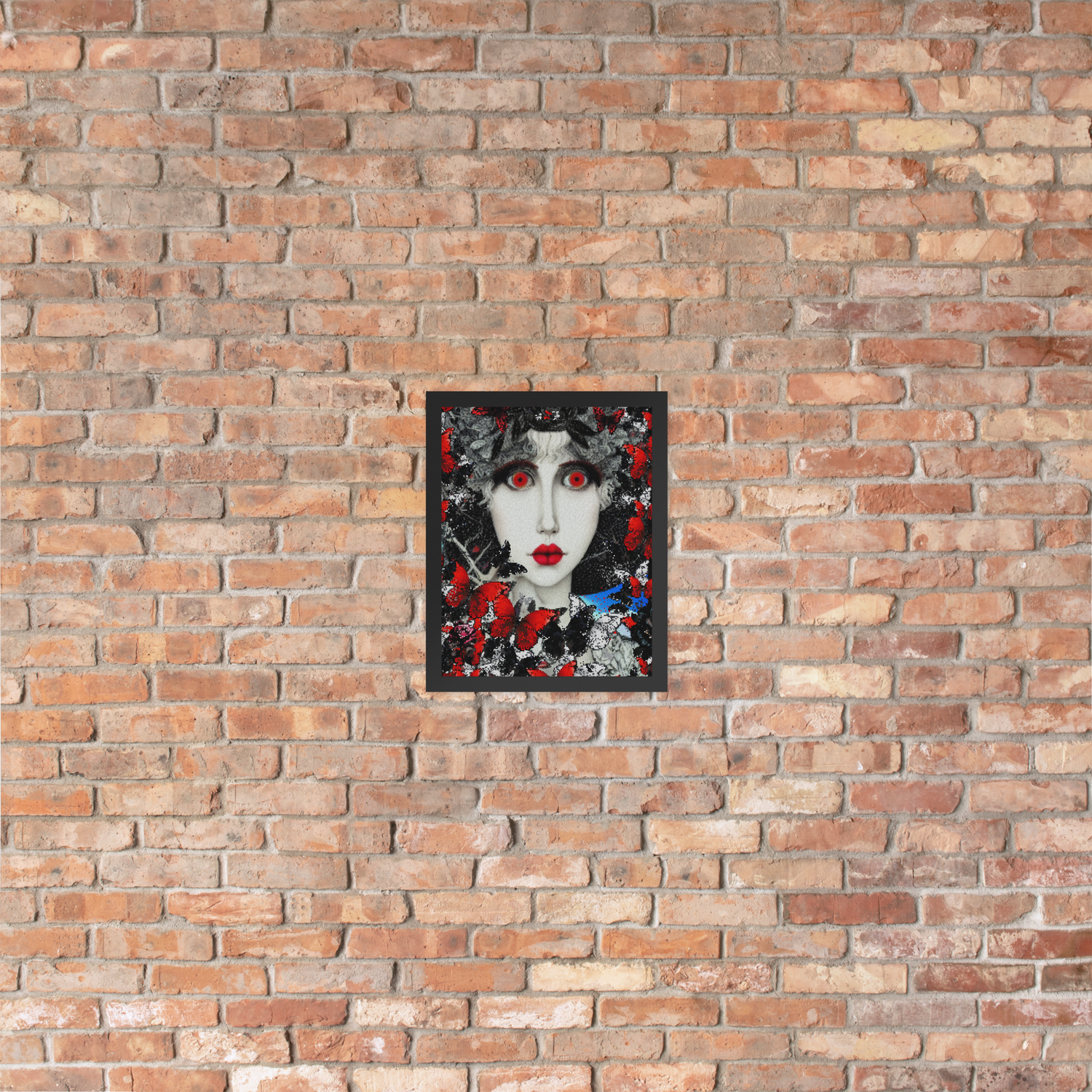 Framed Wall Art - Butterfly Kisses