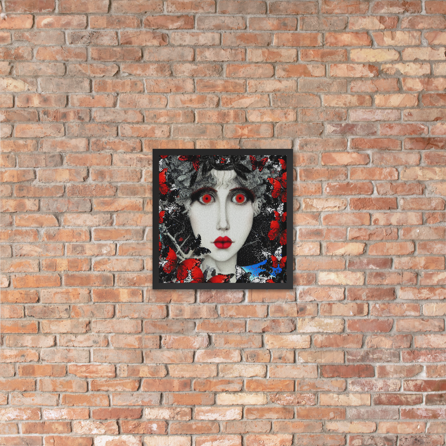 Framed Wall Art - Butterfly Kisses