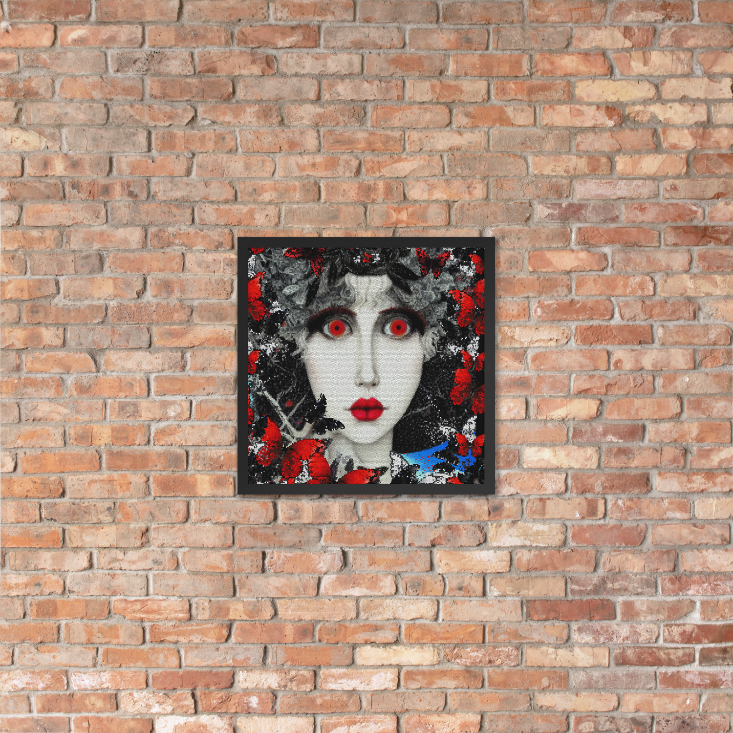 Framed Wall Art - Butterfly Kisses